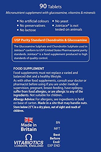 Vitabiotics Jointace Original, 90 Count tablet