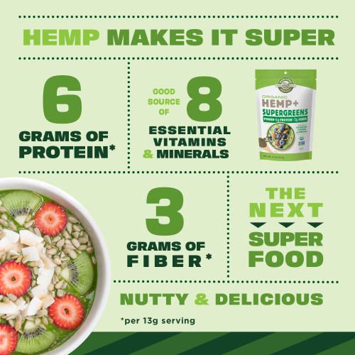 Manitoba Harvest Organic Hemp & Supergreens Powder