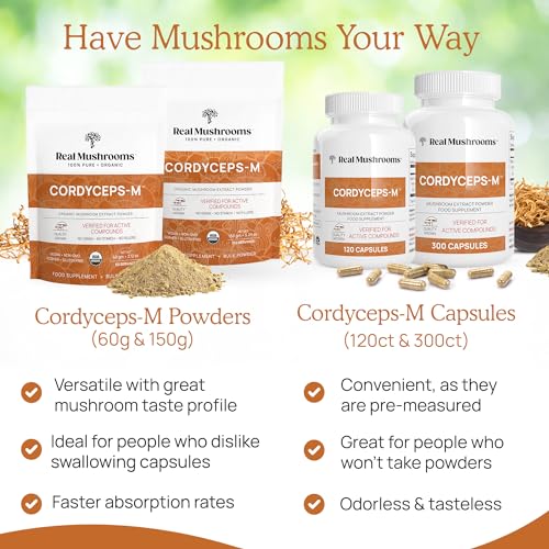 Real Mushrooms Cordyceps Capsules