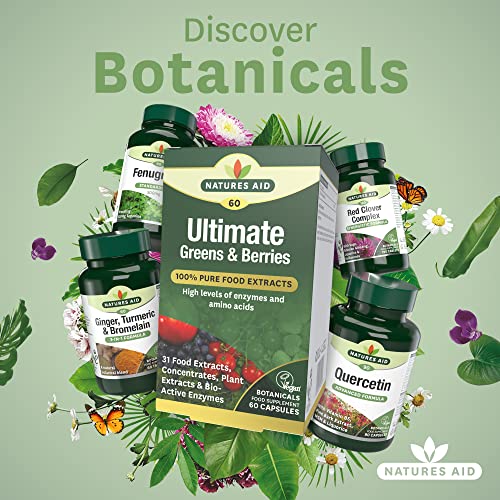 Natures Aid Ultimate Greens & Berries, 60 Capsules
