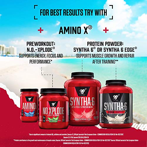 Amino X Supplement with Vitamin D, Green Apple Flavour