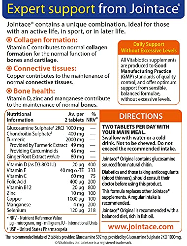 Vitabiotics Jointace Original, 90 Count tablet