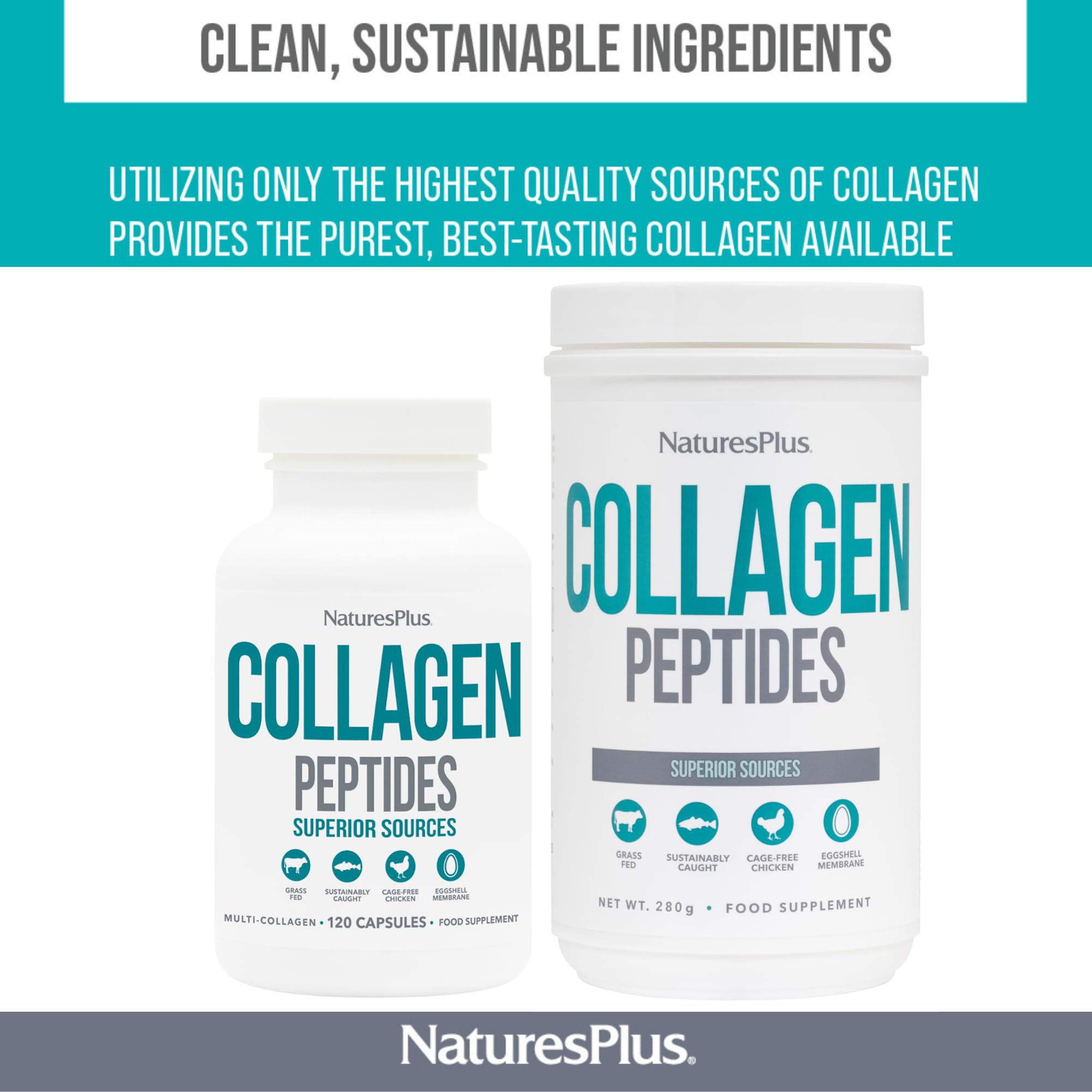 NaturesPlus Collagen Peptides Powder