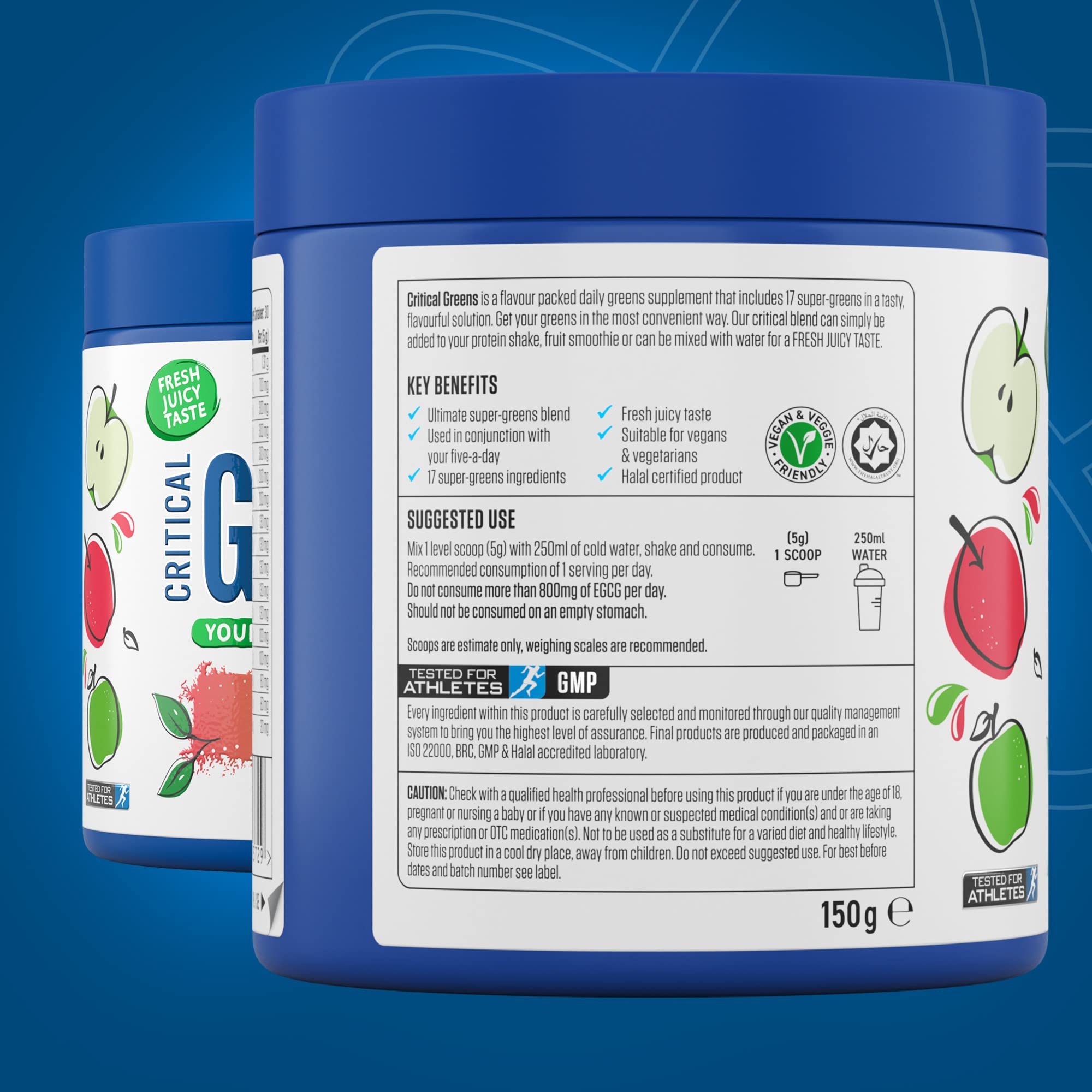 Applied Nutrition Critical Greens - Super  Powder)