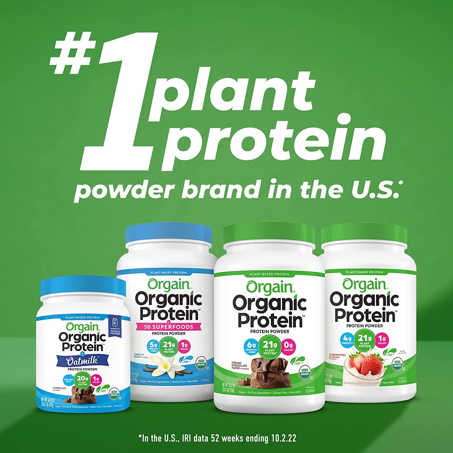 Orgain Protein & Greens Vanilla Bean 2.0 Ib