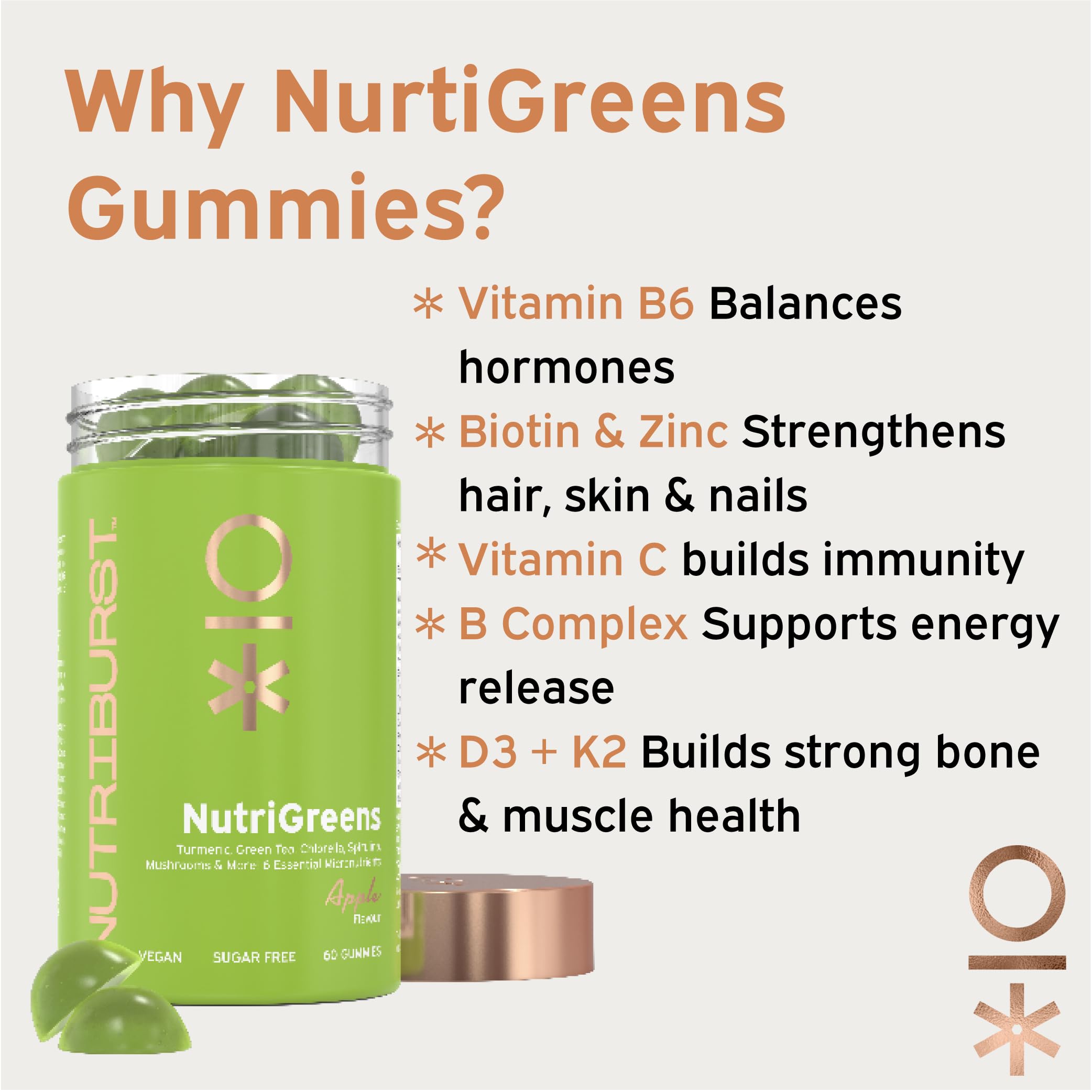Nutriburst - NutriGreens - 22 Fruits + Vegetables