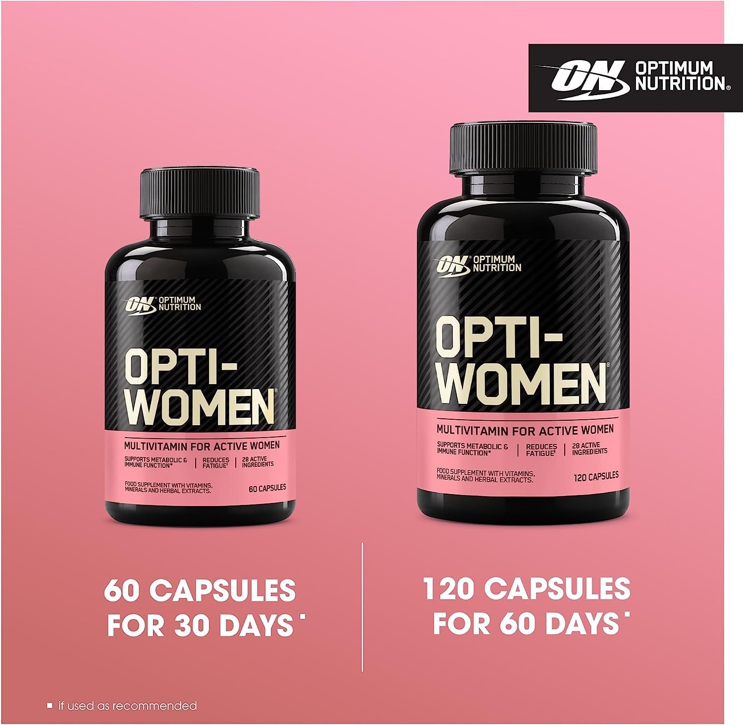 120 Capsules Opti-Women Multivitamin Supplement Tablets