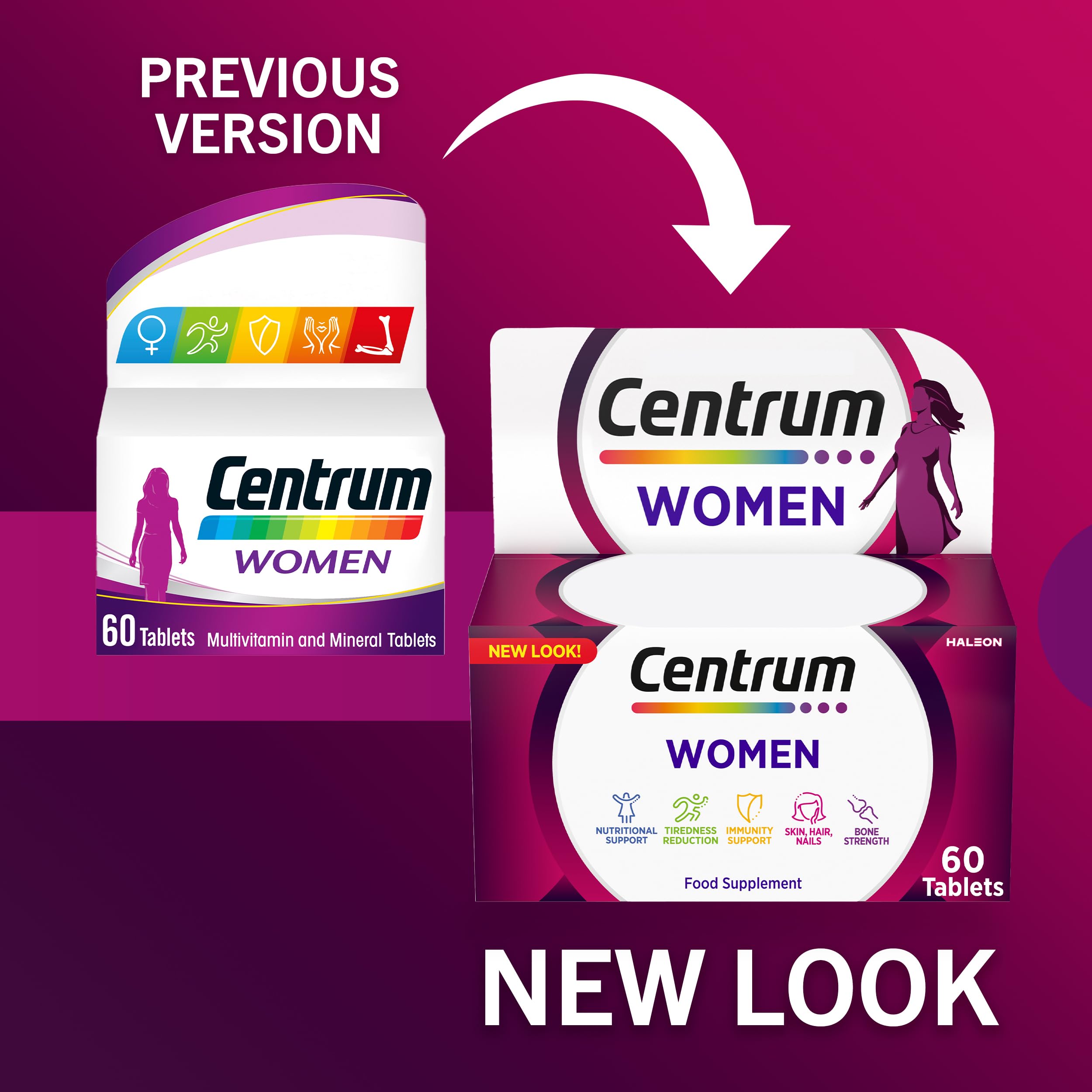 Centrum Women 23 Tablets Multivitamin & Mineral Supplements